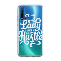 CaseCompany Hustle Lady: Huawei P20 Lite (2019) Transparant Hoesje