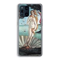 CaseCompany Birth Of Venus: Oppo Find X3 Transparant Hoesje
