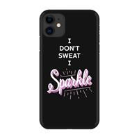 CaseCompany Sparkle quote: Volledig geprint iPhone 11 Hoesje