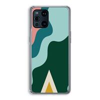 CaseCompany Noor B: Oppo Find X3 Transparant Hoesje