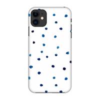 CaseCompany Blauwe stippen: Volledig geprint iPhone 11 Hoesje