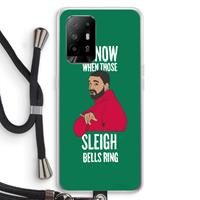CaseCompany Sleigh Bells Ring: Oppo A95 5G Transparant Hoesje met koord