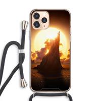 CaseCompany Children of the Sun: iPhone 11 Pro Transparant Hoesje met koord