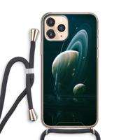 CaseCompany Mercurius: iPhone 11 Pro Transparant Hoesje met koord