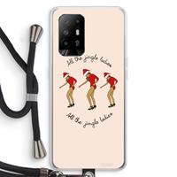 CaseCompany Jingle Ladies: Oppo A95 5G Transparant Hoesje met koord