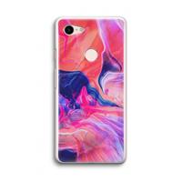 CaseCompany Earth And Ocean: Google Pixel 3 Transparant Hoesje