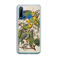 CaseCompany Carolinaparkiet: Huawei P20 Lite (2019) Transparant Hoesje