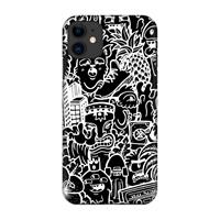 CaseCompany Vexx Black Mixtape: Volledig geprint iPhone 11 Hoesje