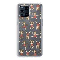 CaseCompany Gymboys: Oppo Find X3 Transparant Hoesje