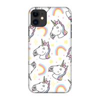 CaseCompany Rainbow Unicorn: Volledig geprint iPhone 11 Hoesje