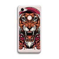 CaseCompany Tiger and Rattlesnakes: Google Pixel 3 Transparant Hoesje