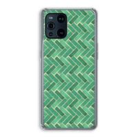 CaseCompany Moroccan tiles 2: Oppo Find X3 Pro Transparant Hoesje
