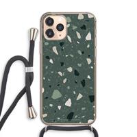 CaseCompany Terrazzo N°19: iPhone 11 Pro Transparant Hoesje met koord