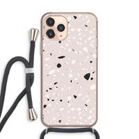 CaseCompany Terrazzo N°20: iPhone 11 Pro Transparant Hoesje met koord