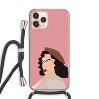 CaseCompany Confidence: iPhone 11 Pro Transparant Hoesje met koord