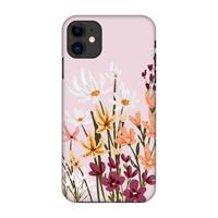 CaseCompany Painted wildflowers: Volledig geprint iPhone 11 Hoesje