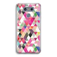 CaseCompany Gekleurde driehoekjes: LG G6 Transparant Hoesje