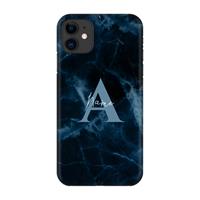 CaseCompany Midnight Marble: Volledig geprint iPhone 11 Hoesje