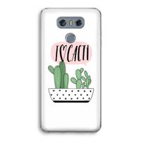 CaseCompany I love cacti: LG G6 Transparant Hoesje