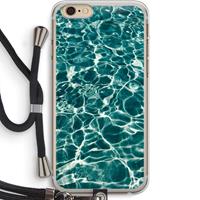 CaseCompany Weerkaatsing water: iPhone 6 PLUS / 6S PLUS Transparant Hoesje met koord
