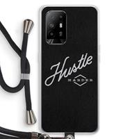 CaseCompany Hustle: Oppo A95 5G Transparant Hoesje met koord