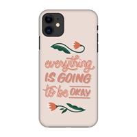 CaseCompany Optimistic flower girl: Volledig geprint iPhone 11 Hoesje