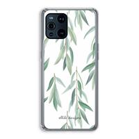 CaseCompany Branch up your life: Oppo Find X3 Pro Transparant Hoesje