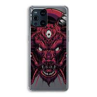 CaseCompany Hell Hound and Serpents: Oppo Find X3 Pro Transparant Hoesje