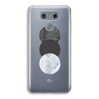 CaseCompany Marmeren cirkels: LG G6 Transparant Hoesje