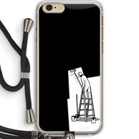 CaseCompany Musketon Painter: iPhone 6 PLUS / 6S PLUS Transparant Hoesje met koord