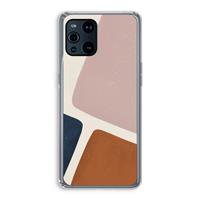 CaseCompany Geo #2: Oppo Find X3 Pro Transparant Hoesje