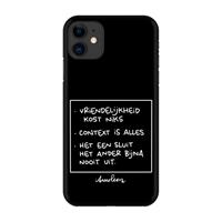 CaseCompany Mijn Motto's: Volledig geprint iPhone 11 Hoesje