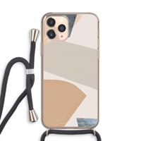 CaseCompany Formo: iPhone 11 Pro Transparant Hoesje met koord