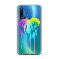 CaseCompany Hold My Heart: Huawei P20 Lite (2019) Transparant Hoesje
