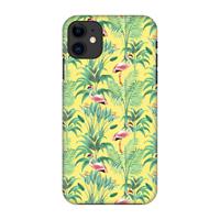 CaseCompany Flamingo party: Volledig geprint iPhone 11 Hoesje