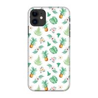 CaseCompany Ananas bladeren: Volledig geprint iPhone 11 Hoesje