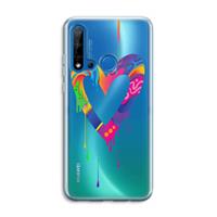 CaseCompany Melts My Heart: Huawei P20 Lite (2019) Transparant Hoesje