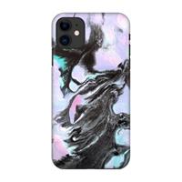 CaseCompany Pastel zwart: Volledig geprint iPhone 11 Hoesje