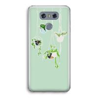 CaseCompany Hang In There: LG G6 Transparant Hoesje