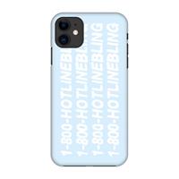 CaseCompany Hotline bling blue: Volledig geprint iPhone 11 Hoesje