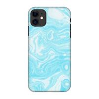 CaseCompany Waterverf blauw: Volledig geprint iPhone 11 Hoesje