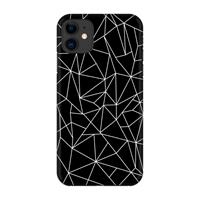 CaseCompany Geometrische lijnen wit: Volledig geprint iPhone 11 Hoesje