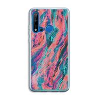 CaseCompany Electric Times: Huawei P20 Lite (2019) Transparant Hoesje