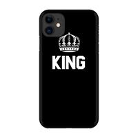 CaseCompany King zwart: Volledig geprint iPhone 11 Hoesje