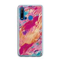 CaseCompany Pastel Echoes: Huawei P20 Lite (2019) Transparant Hoesje