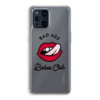 CaseCompany Badass Babes Club: Oppo Find X3 Transparant Hoesje