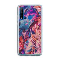 CaseCompany Pink Orchard: Huawei P20 Lite (2019) Transparant Hoesje