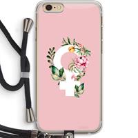 CaseCompany Venus: iPhone 6 PLUS / 6S PLUS Transparant Hoesje met koord