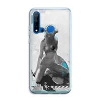 CaseCompany I will not feel a thing: Huawei P20 Lite (2019) Transparant Hoesje