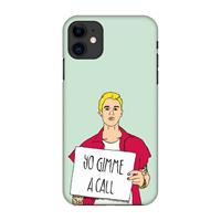 CaseCompany Gimme a call: Volledig geprint iPhone 11 Hoesje